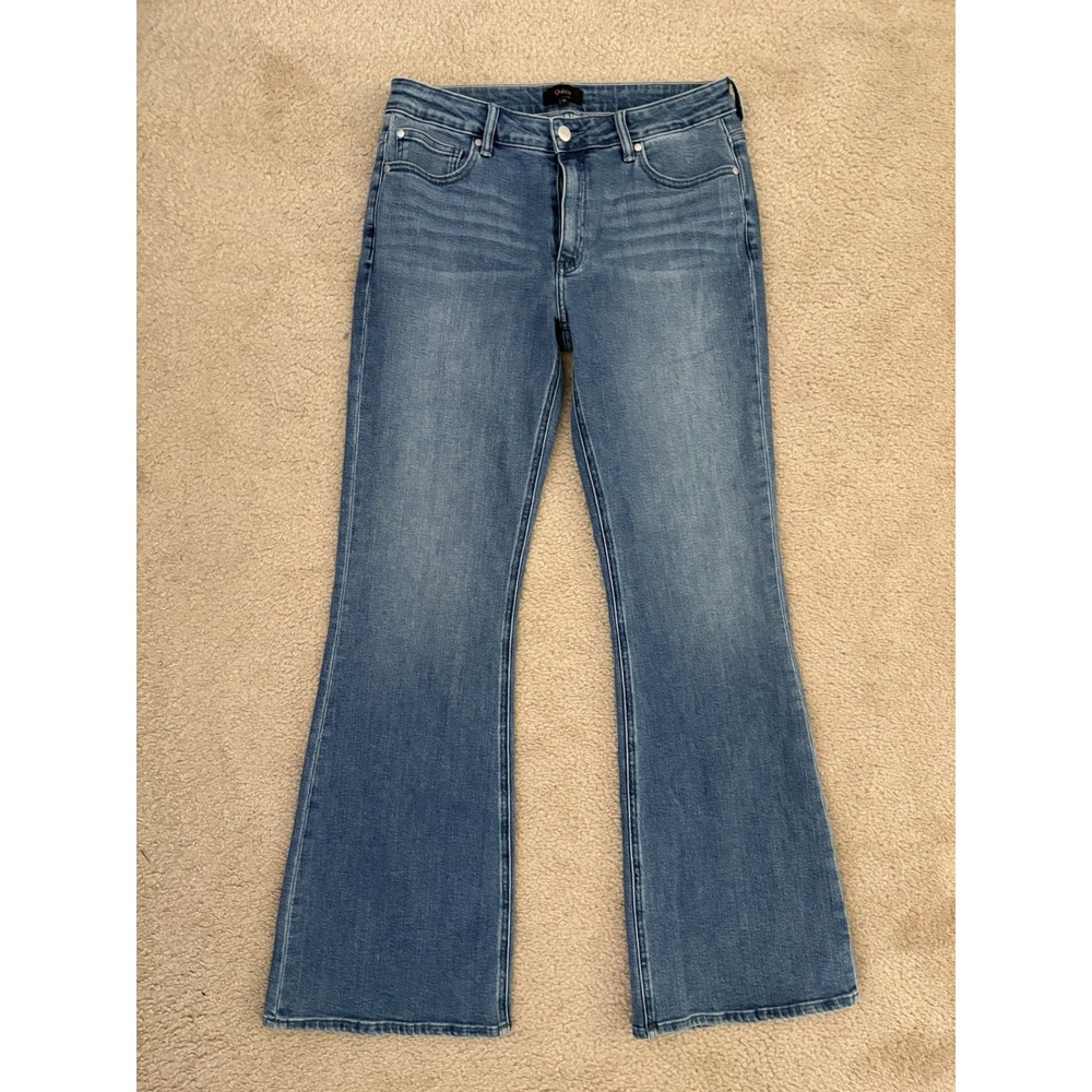 Quince Luna Stretch Flare Jeans Seaside Blue Sz 31 Quiet Luxury